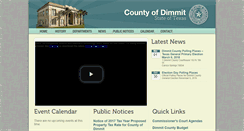 Desktop Screenshot of dimmitcounty.org